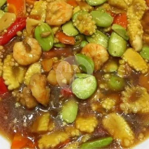 capcay kuah pete