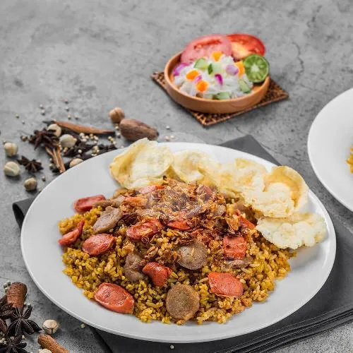 Nasi Goreng Sosis Baso